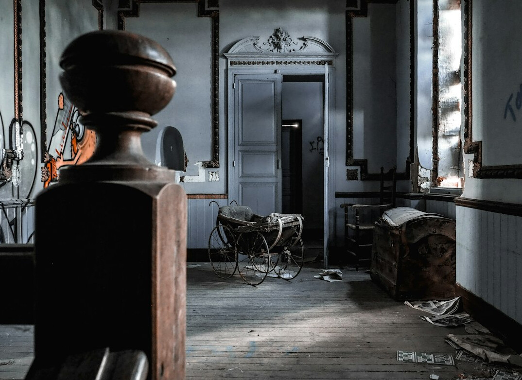 vintage crime scene