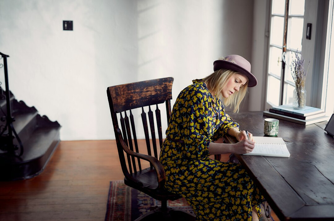 mystery author writing desk